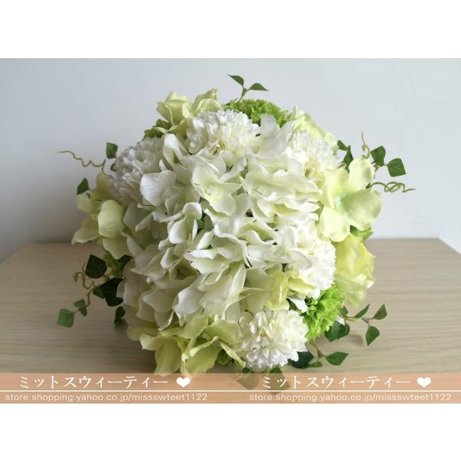 ウェディングブーケ　造花 完成品】ウェディングブーケ apricot | hymii