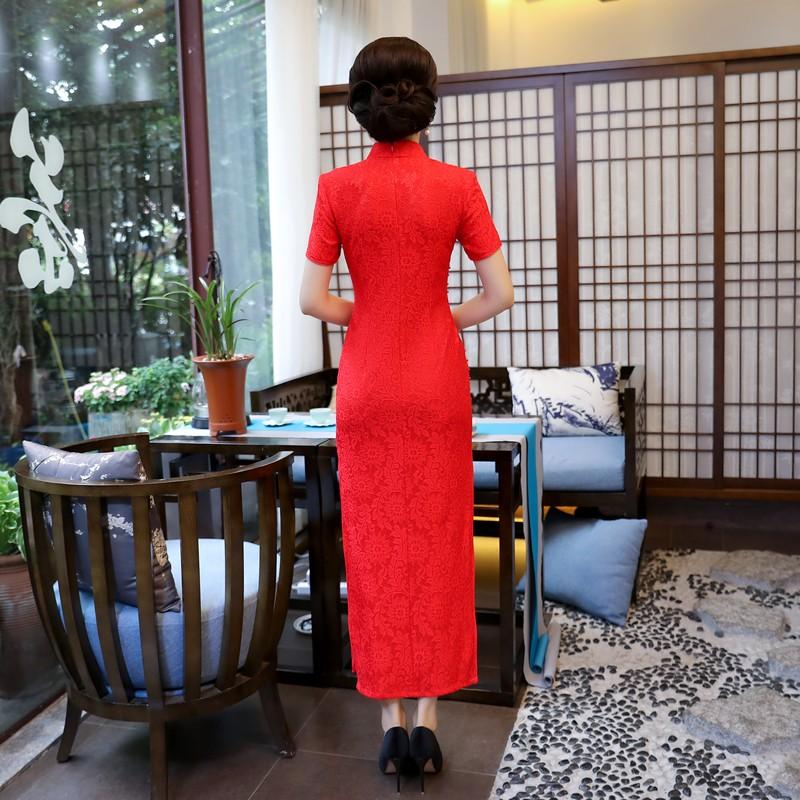 アウトレット送料無料 チャイナドレス ロング丈 ワンピース ドレス セクシー チャイナ服 大きサイズ レース パーティー イベント 春夏 3色選択 決算特価 送料無料 Www Yalaphone Com