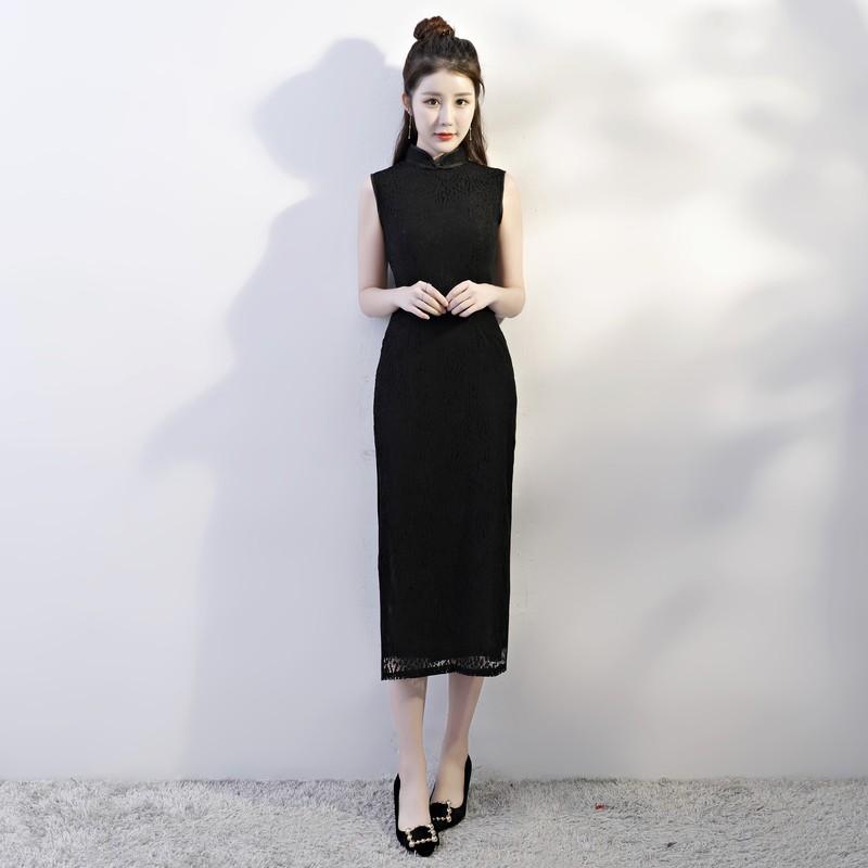 チャイナドレス ロング ワンピース チャイナ服 大きサイズ ドレス セクシー パーティー イベント 春夏 黒 白 Qp038 ミットスウィーティー 通販 Yahoo ショッピング