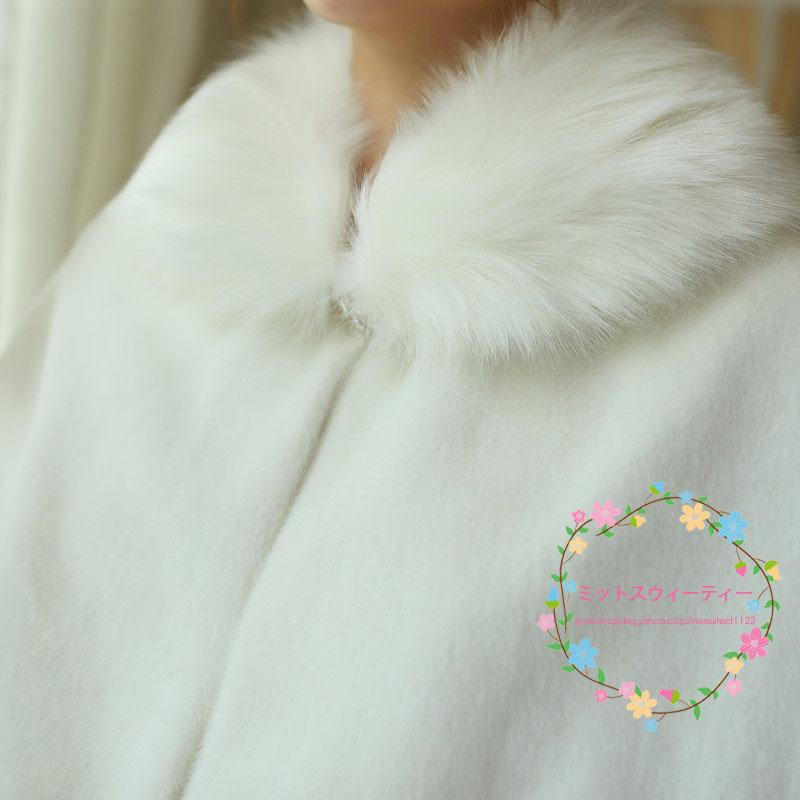 新品未使用VALENTINO36ケープ 白 ファーケープ 安い ファーショール 肩掛け ボレロ 結婚式 ウエディング