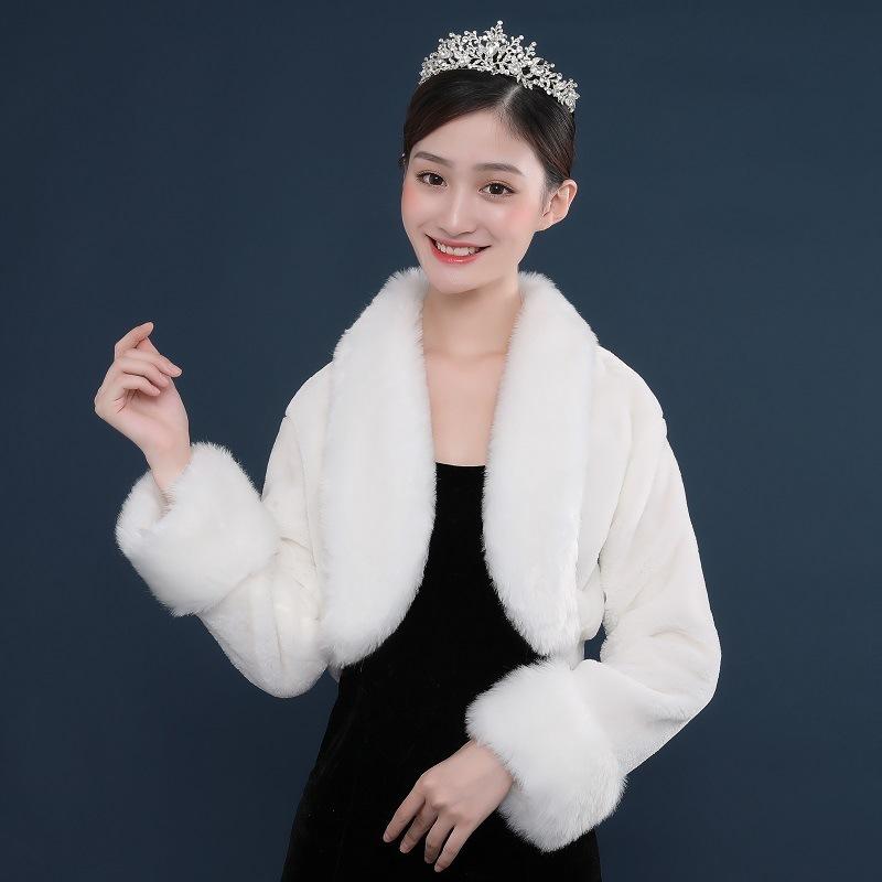 ボレロ ストール ファー パーティー 結婚式ボレロ 長袖 二次会 ボレロ ストール ファー パーティー 結婚式ボレロ 長袖 二次会