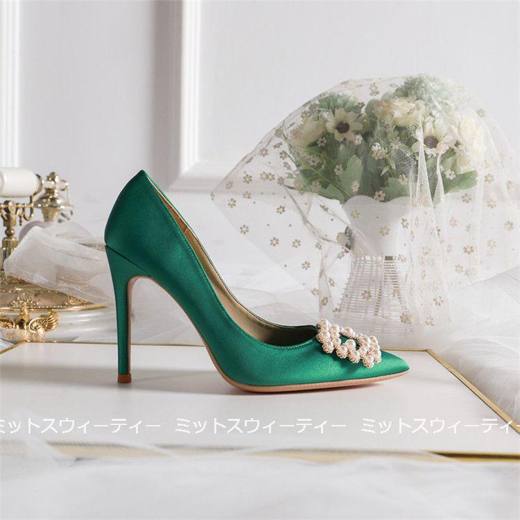 ウェディングシューズ パンプス ピンヒール レディースシューズ