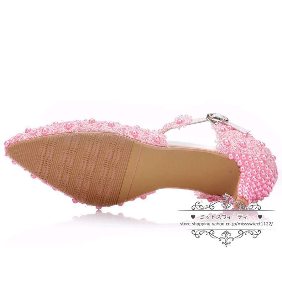 ウエディングシューズ ウェディングシューズ ホワイト ピンク