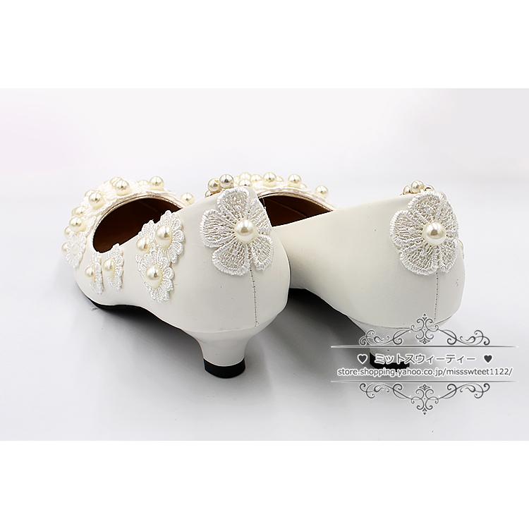 ウエディングシューズ 0.5/3/5/8cmヒール ウェディングシューズ パンプス ハイヒール フラットシューズ 結婚式 花嫁 ブライダル 二次会 パーティー 披露宴 |  | 08
