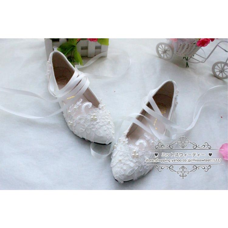 ウエディングシューズ 0.5/3/5/8cmヒール ウェディングシューズ パンプス ハイヒール フラットシューズ 結婚式 花嫁 ブライダル 二次会 パーティー 披露宴 |  | 06