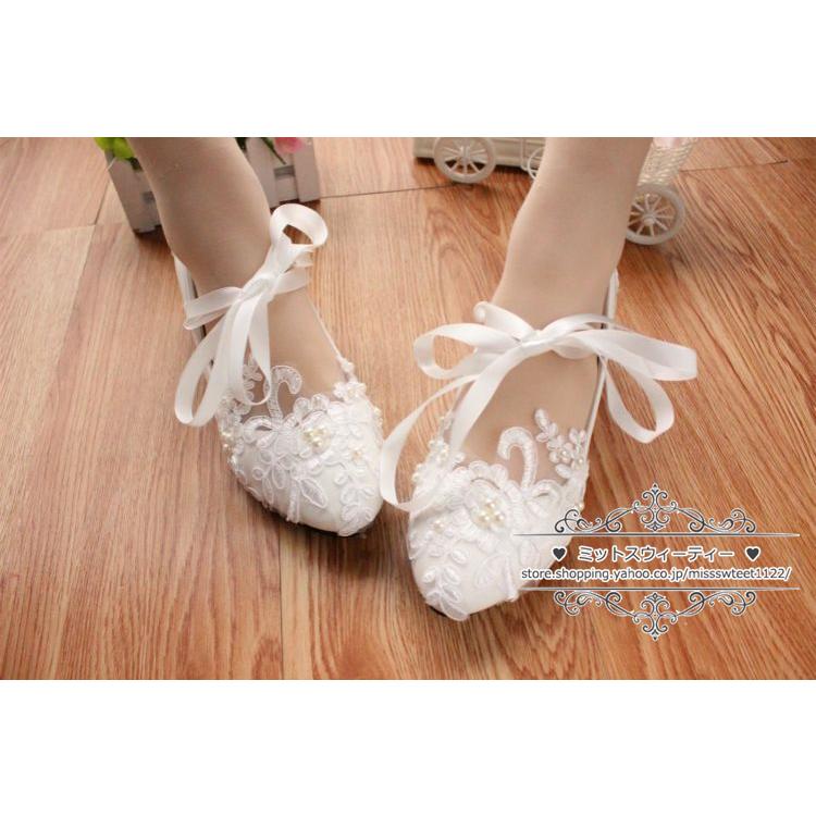 ウエディングシューズ 0.5/3/5/8cmヒール ウェディングシューズ パンプス ハイヒール フラットシューズ 結婚式 花嫁 ブライダル 二次会 パーティー 披露宴 |  | 09