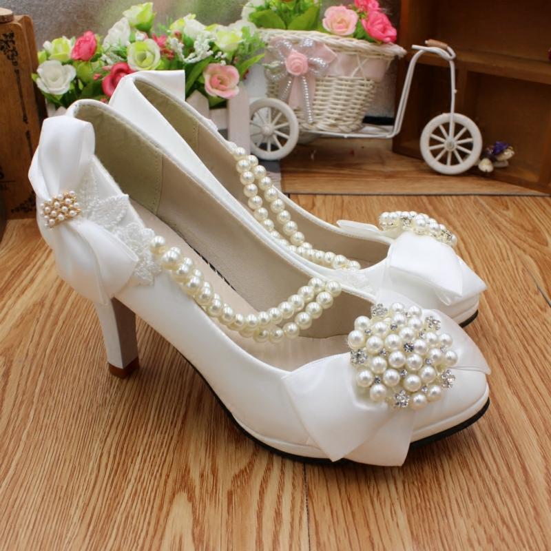 ウエディングシューズ 0.5/3/5/8cmヒール ウェディングシューズ パンプス ハイヒール フラットシューズ 結婚式 花嫁 ブライダル 二次会 パーティー 披露宴 |  | 01