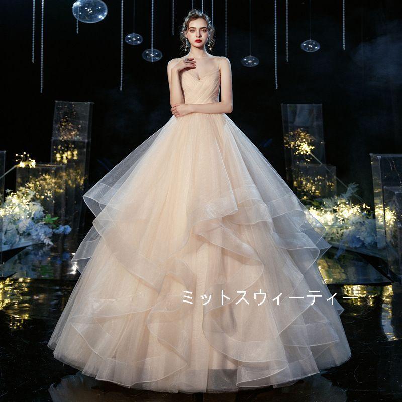 ウェディングドレス 結婚式 二次会 ウエディングドレス ロング丈 ウェディングドレス 結婚式 二次会 ウエディングドレス ロング丈