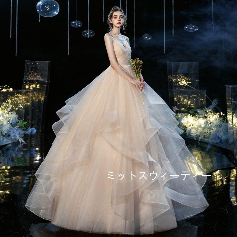 ウェディングドレス 結婚式 二次会 ウエディングドレス ロング丈 ウェディングドレス 結婚式 二次会 ウエディングドレス ロング丈