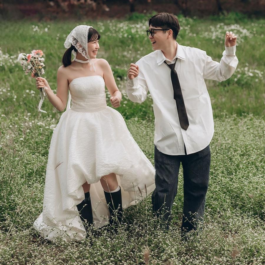ウェディングドレス ミニ ショート丈 ミニドレス バルーン 二次会 結婚 