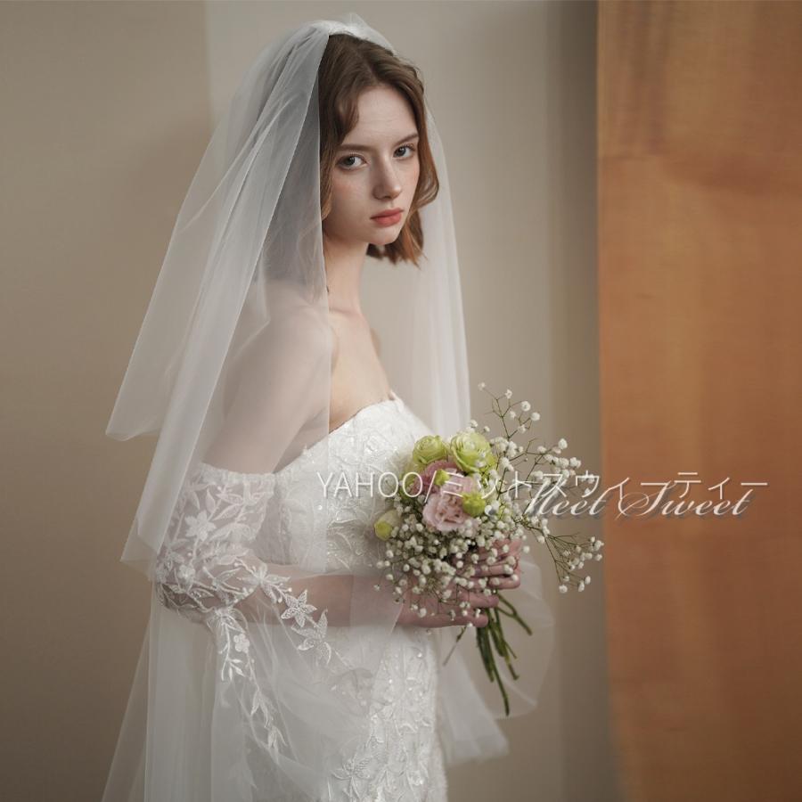 ウェディングドレス マーメイドドレス レース 袖付き オフショルダー 花嫁 結婚式 二次会 前撮り ドレス ブライダル ウエディングドレス オフホワイト_2
