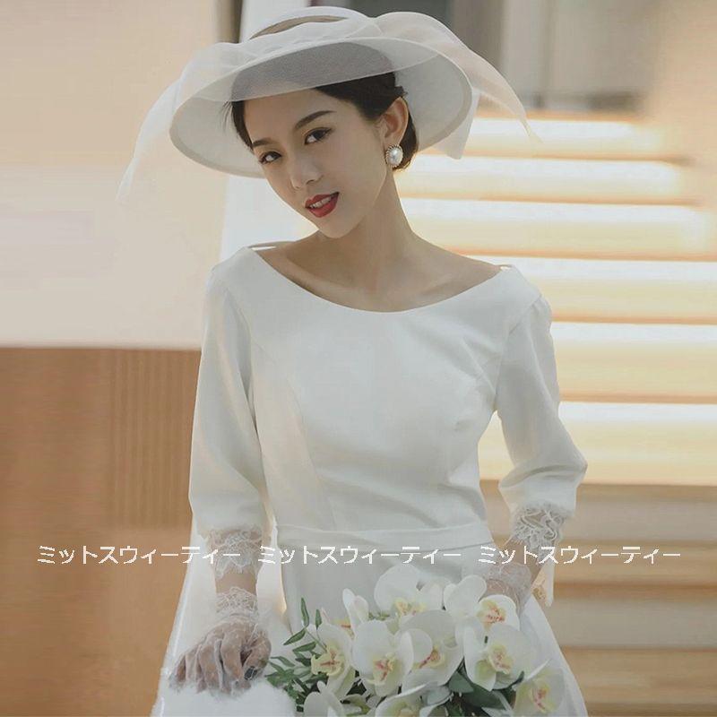 大流行中 ウェディングドレス Aライン 安い ウエディングドレス バックレス 二次会 花嫁 パーティードレス 披露宴 ブライダル 結婚式 ロングドレス 袖あり 春秋 前撮り Wd219 ミットスウィーティー 通販 Yahoo ショッピング 即納特典付き Www Doctor Plan Com