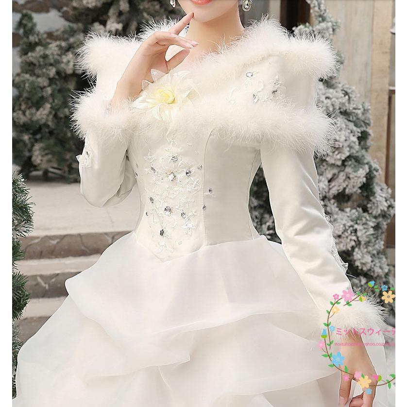 2点でお得‼︎2点付きウェディングとカラードレス 楽天市場】【着後レビュー特典】全4色 豪華な刺繍の煌めきがクラシカル