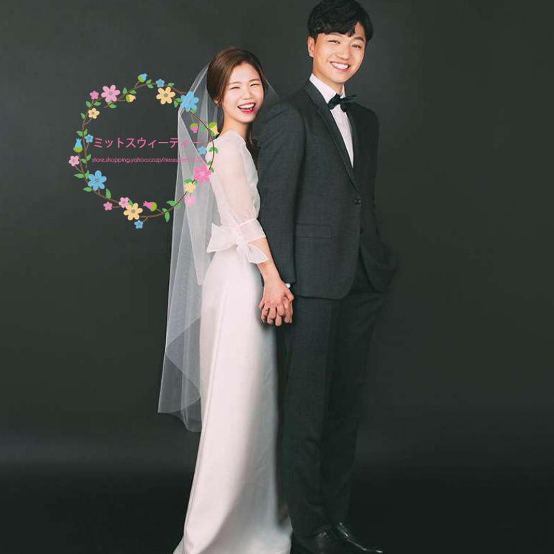 ウェディングドレス 結婚式 二次会 ウエディングドレス ロング丈