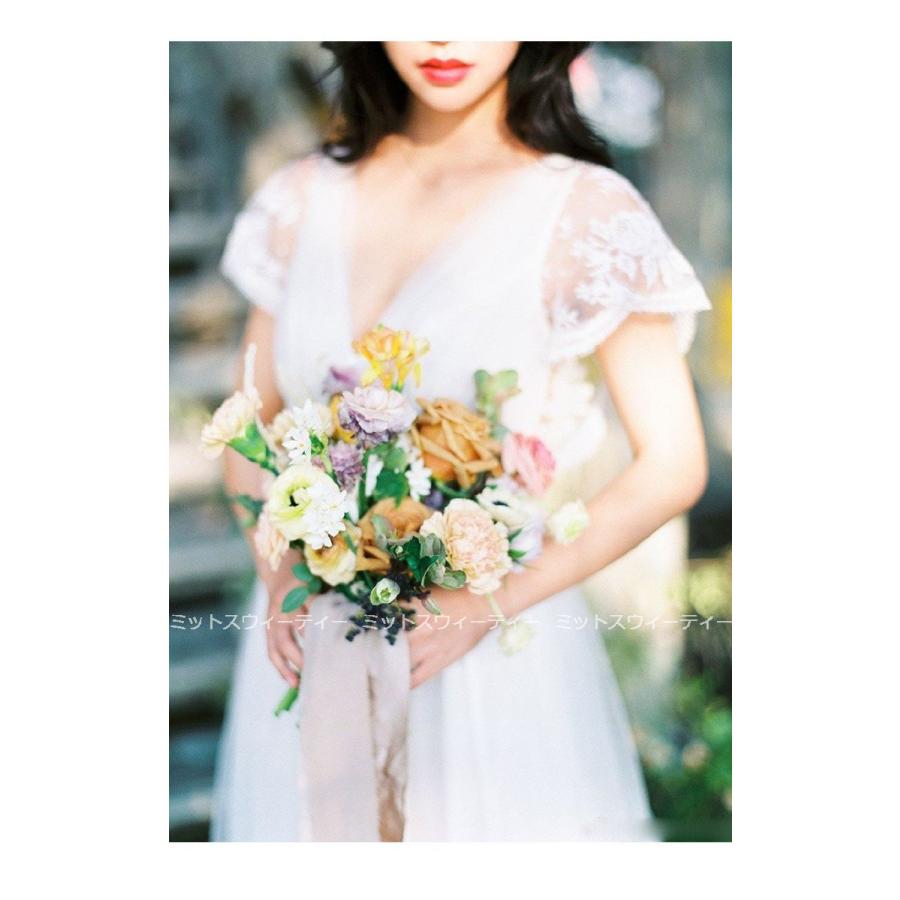 ウエディングドレス 花嫁 白 二次会 aライン チュール ふわふわ ロングドレス 結婚式 ブライダル 大きいサイズ パーティードレス 海外挙式 演奏会 披露宴 撮影_8