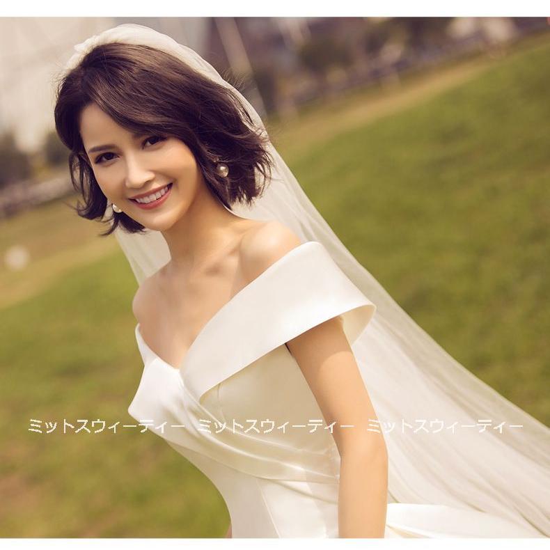 ウエディングドレス サテン 結婚式 aライン プリンセスドレス ウエディングドレス サテン 結婚式 aライン プリンセスドレス