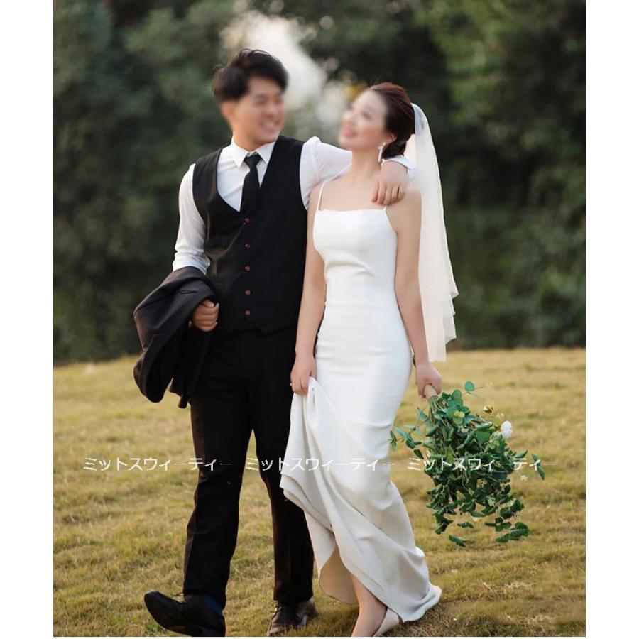 ウエディングドレス 二次会 花嫁 前撮り バックレス ウエディングドレス 二次会 花嫁 前撮り バックレス