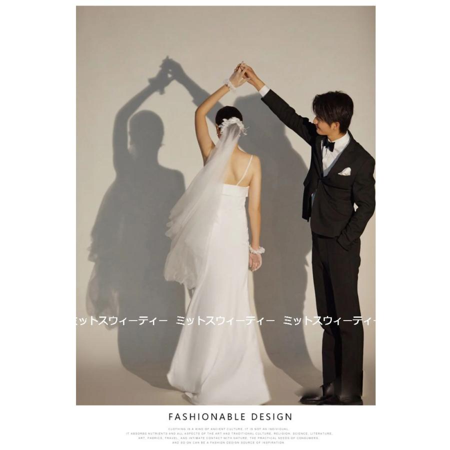 ウエディングドレス 二次会 花嫁 前撮り ウェディングドレス キャミソール リボン ロングドレス 結婚式 大人可愛い エレガント シンプル リゾート ドレス 後撮り Wd477 ミットスウィーティー 通販 Yahoo ショッピング