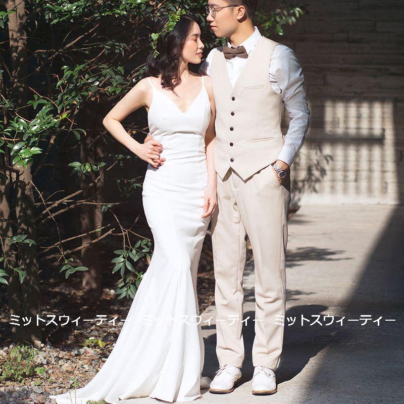 の販売 - ウェディング マーメイドドレス 2次会 前撮り 披露宴 挙式 M