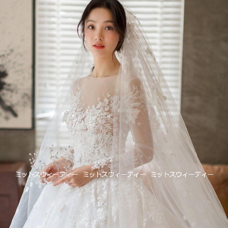 ウエディングドレス ロングドレス 二次会 花嫁 プリンセスラインドレス トレーン パーティドレス 結婚式 ウェディグドレス 前撮り 披露宴 ホワイト 刺繍 :wd621:ミットスウィーティー 通販 ロング丈ウェディングドレス フリル ドレス 花嫁フォマール二次会ドレスパーティー披露宴ビスチェタイプ Aライントレーンウェディングドレス スパンコールで輝く パニエ ベール グローブドレスカバー対応可 送料無料