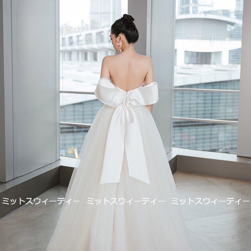 ウェディングドレス 二次会 前撮り 挙式 花嫁 オフショルダー ウェディングドレス 二次会 前撮り 挙式 花嫁 オフショルダー