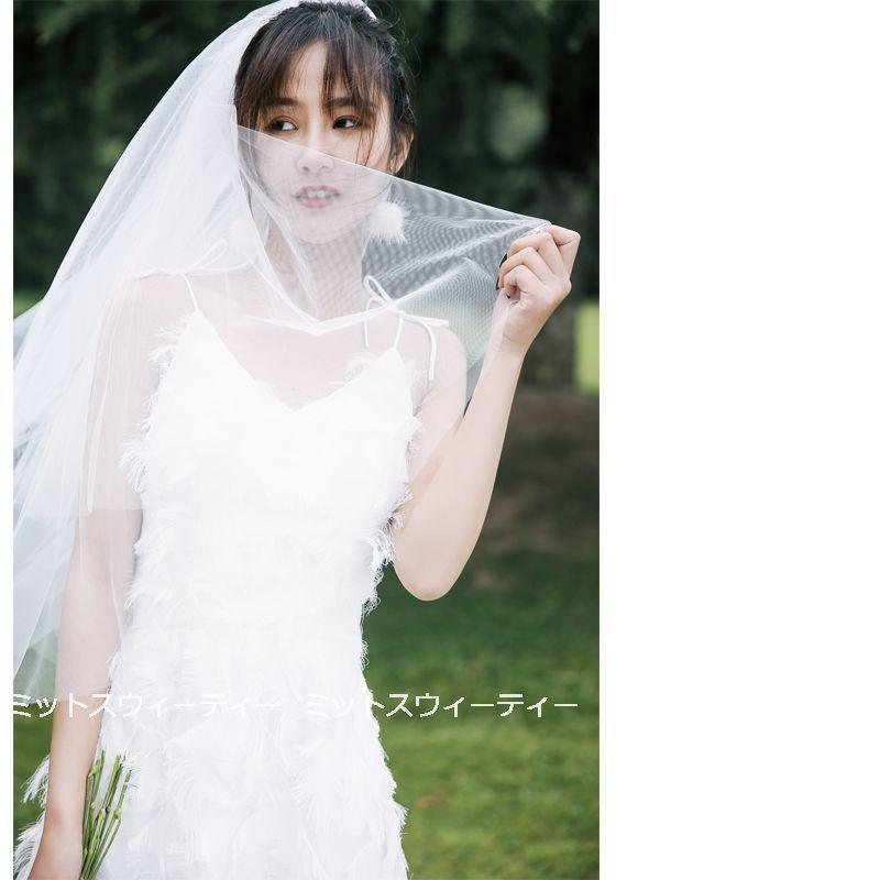 ウェディングドレス 二次会 前撮り 海外挙式 花嫁 フォト キャミソール リゾートドレス 結婚式 ブライダル パーティードレス ワンピース 軽い カジュアル ソフト_1