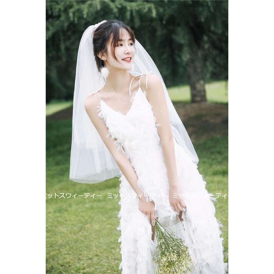 ウェディングドレス 二次会 前撮り 海外挙式 花嫁 フォト キャミソール リゾートドレス 結婚式 ブライダル パーティードレス ワンピース 軽い カジュアル ソフト_7