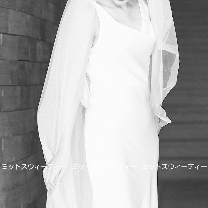 ウェディングドレス ロングドレス 花嫁 ウエディングドレス 海外挙式 フォトウェディング バックレス 披露宴 二次会 結婚式 リゾート ブライダル カジュアル_2