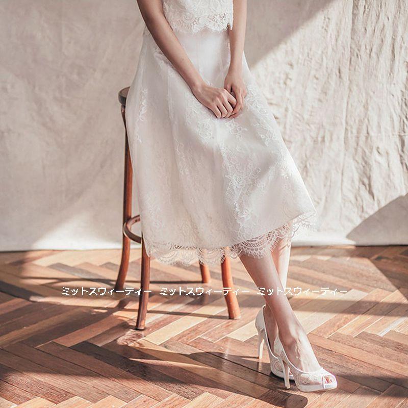 ウェディングドレス 花嫁 二次会 ウエディングドレス 結婚式 前撮り