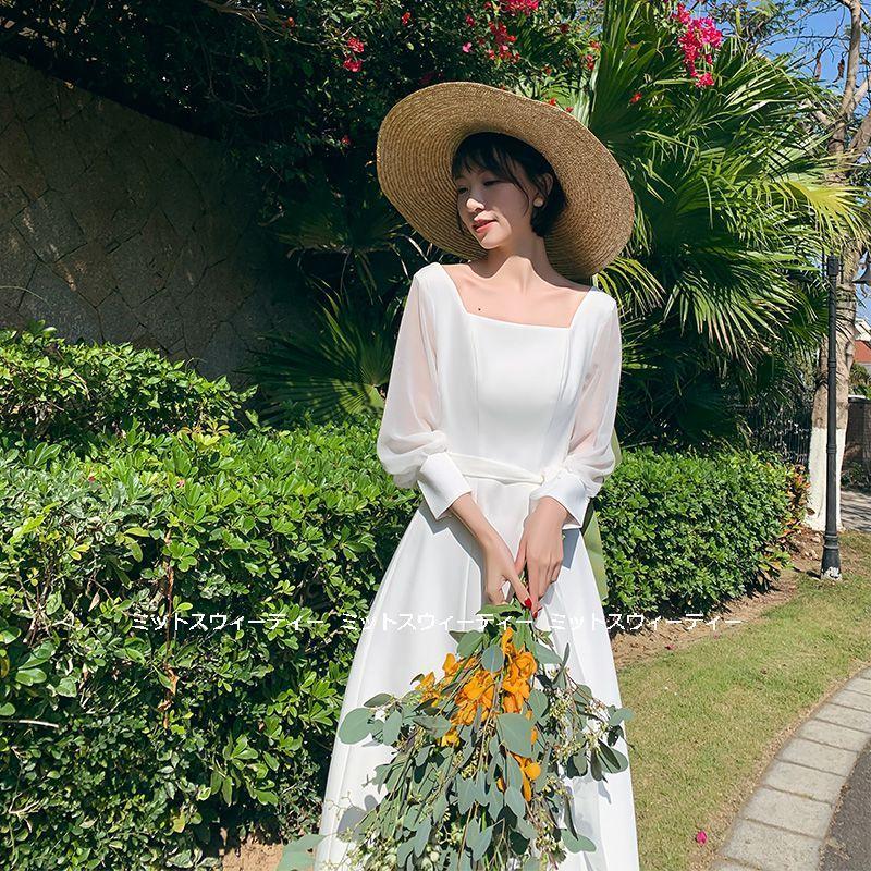 ウェディングドレス 花嫁 二次会 ウエディングドレス 結婚式 前撮り