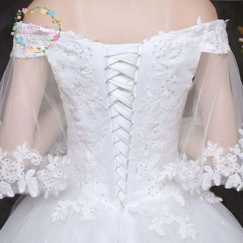 ウェディングドレス 花嫁 二次会 S-9XL ウエディングドレス 結婚式