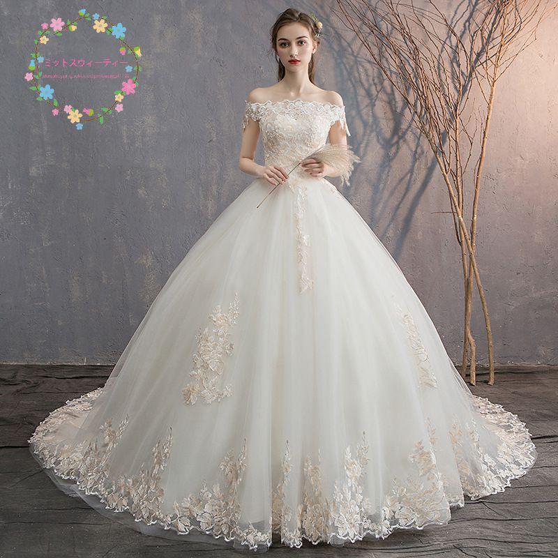 ウェディングドレス 花嫁 二次会 ウエディングドレス 結婚式 ロング