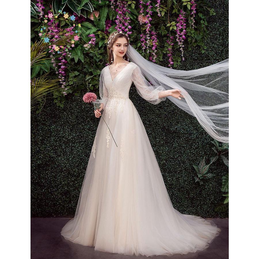 ウェディングドレス 花嫁 二次会 ウエディングドレス 結婚式 ロング