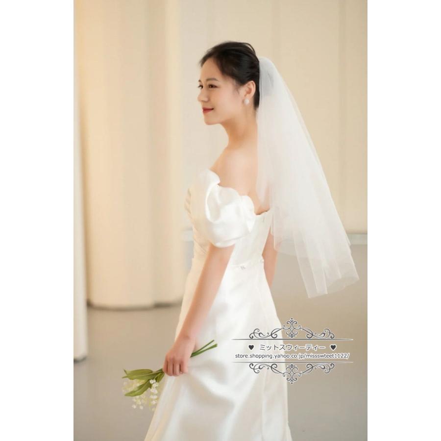 ウェディングドレス 二次会 結婚式 パフスリーブ ブライダル ウェディングドレス 二次会 結婚式 パフスリーブ ブライダル