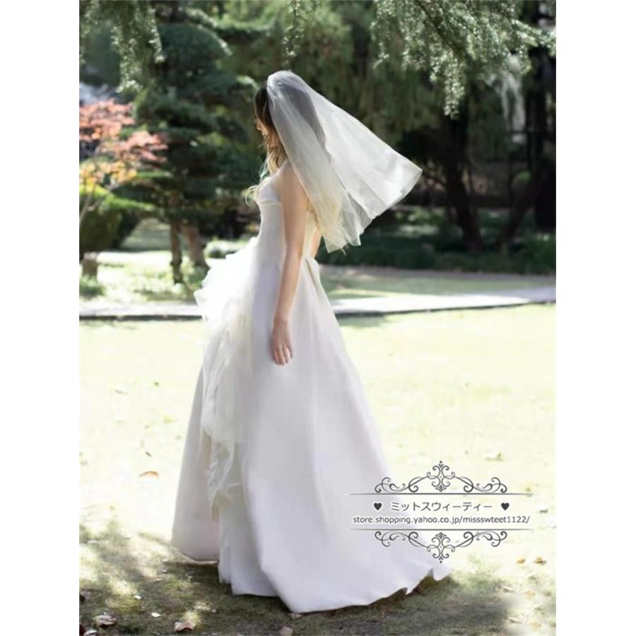 ウェディングドレス 二次会 結婚式 白 赤 ブライダル ファスナー