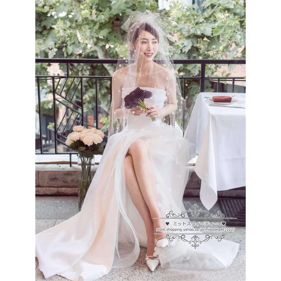 ウェディングドレス 二次会 結婚式 白 赤 ブライダル ファスナー