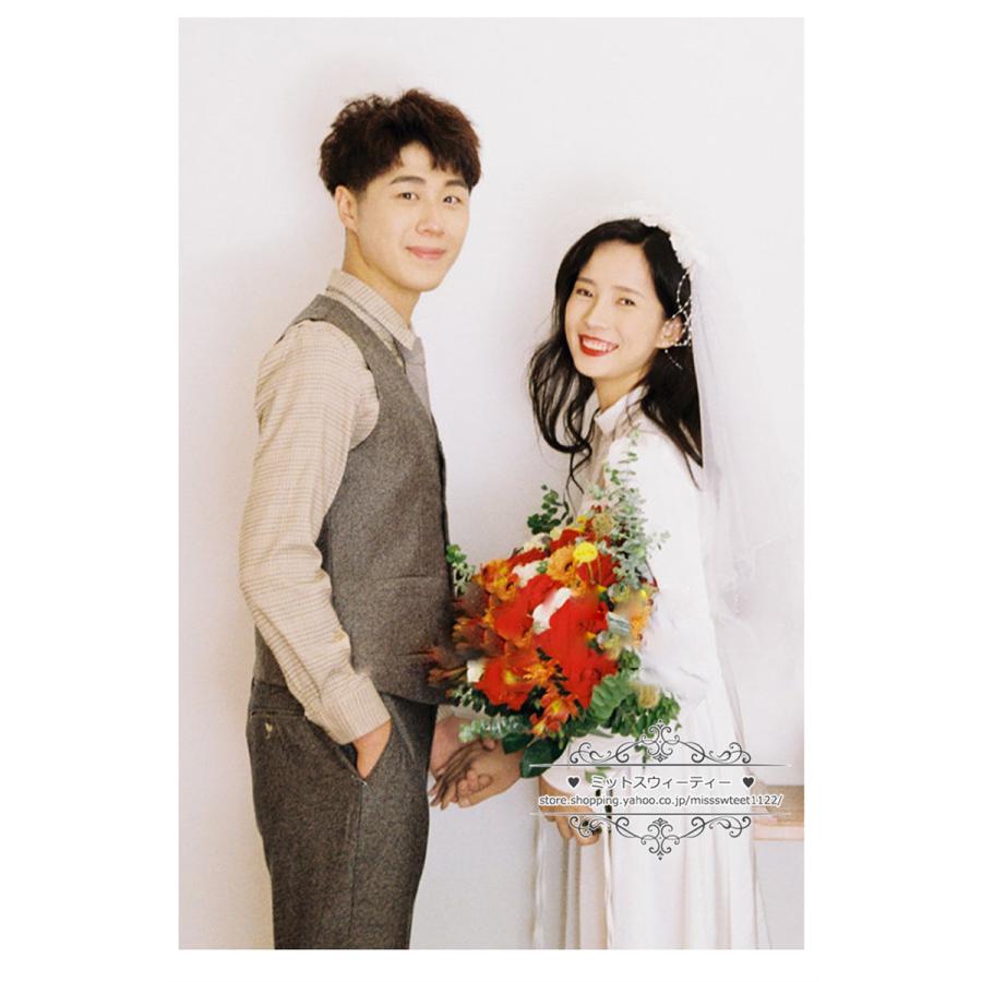 ブライダル 結婚式 二次会 ウェディングドレス 長袖 ミモレ丈ワンピース ウエディングドレス 記念撮影 リゾートウェディング 花嫁 海外挙式 前撮り レトロ スレンダーライン レビュー高評価の商品 Klinik Ub Ac Id