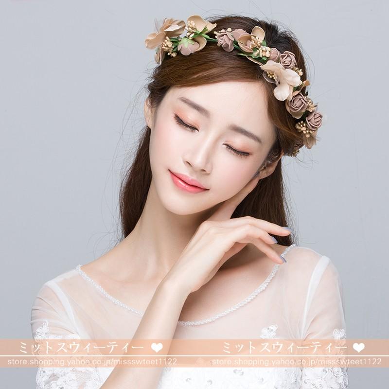 ウェディング ヘッドアクセ ヘッドドレス 花冠 安い ウェディング ヘッドアクセ ヘッドドレス 花冠 安い