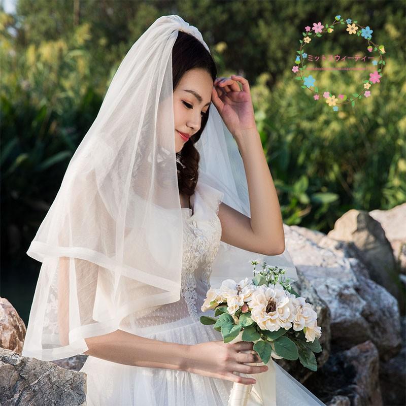 ウエディングベール ショート 安い レディース ウェディング 結婚式用