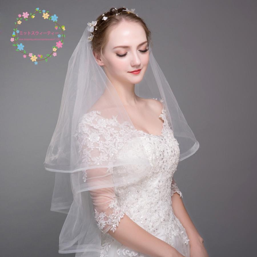 ウエディングベール 結婚式 ショートベール 安い ベール コーム付き 二次会 ブライダル 花嫁 マリアベール パール 披露宴 ホワイト オフホワイト ts104 ミットスウィーティー 通販 Yahoo ショッピング
