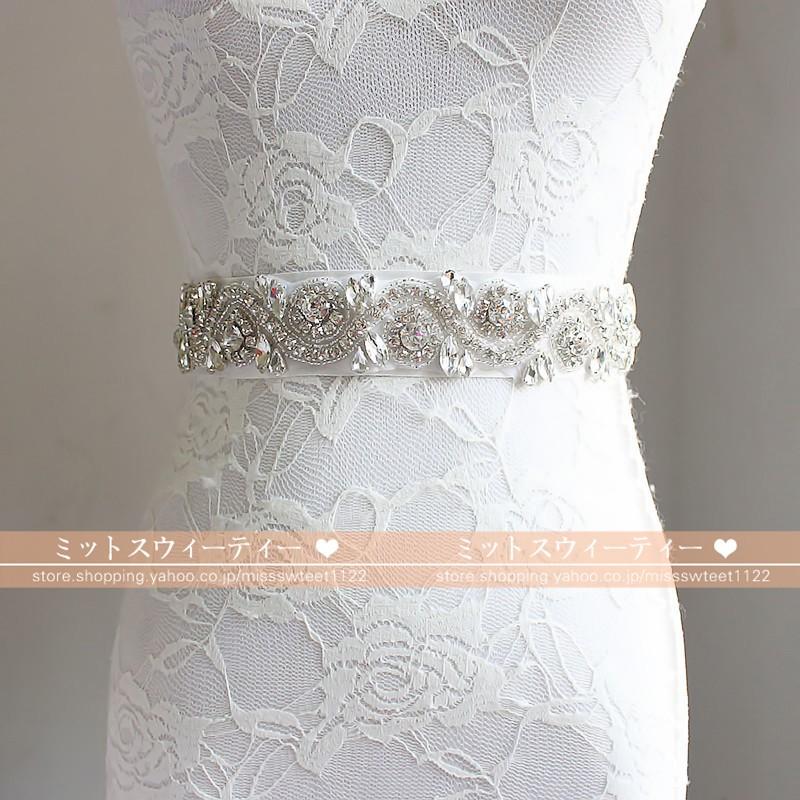 サッシュベルト 安い ウェディング 手作り サッシュリボン 結婚式