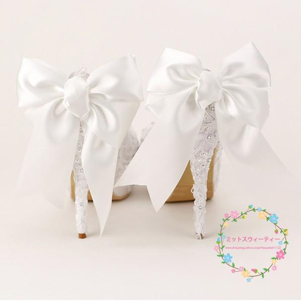 パーティーハイヒール 格安 結婚式 ウエディングシューズ ハイヒール パーティー ピンヒール 花嫁 レディース靴 二次会 パール パンプス 10cm/12cm/14cm |  | 03
