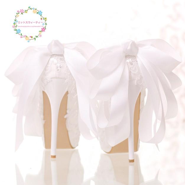 ブライダルシューズ 結婚式 安い ウェディングパンプス ハイヒール 二次会 パーティーパンプス ピンヒール 花嫁 ブライダル レディース靴 キラキラ シンデレラ |  | 03