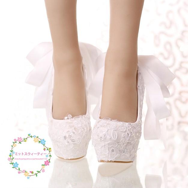 ブライダルシューズ 結婚式 安い ウェディングパンプス ハイヒール 二次会 パーティーパンプス ピンヒール 花嫁 ブライダル レディース靴 キラキラ シンデレラ |  | 04