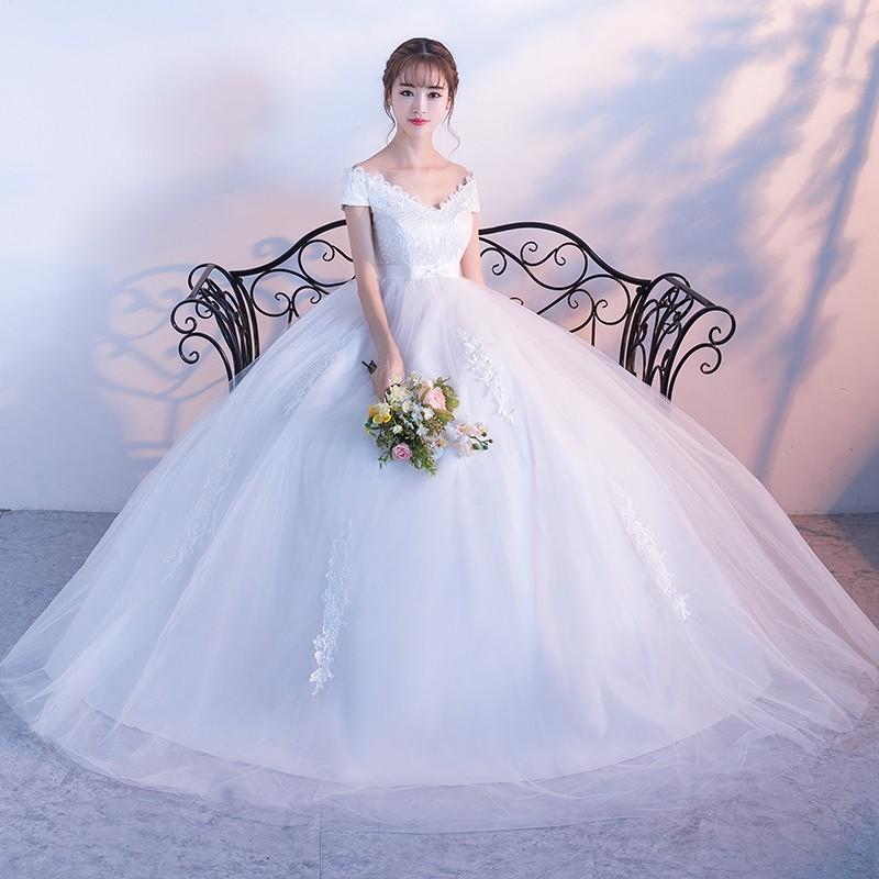 ウエディングドレス 半袖 ロングドレス マタニティドレス 結婚式 安い