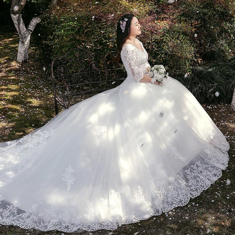 マタニティドレス 花嫁 ロングドレス 結婚式 ウエディングドレス 安い ウェディングドレス 二次会 エンパイア お呼ばれ ブライダル 大きいサイズの画像