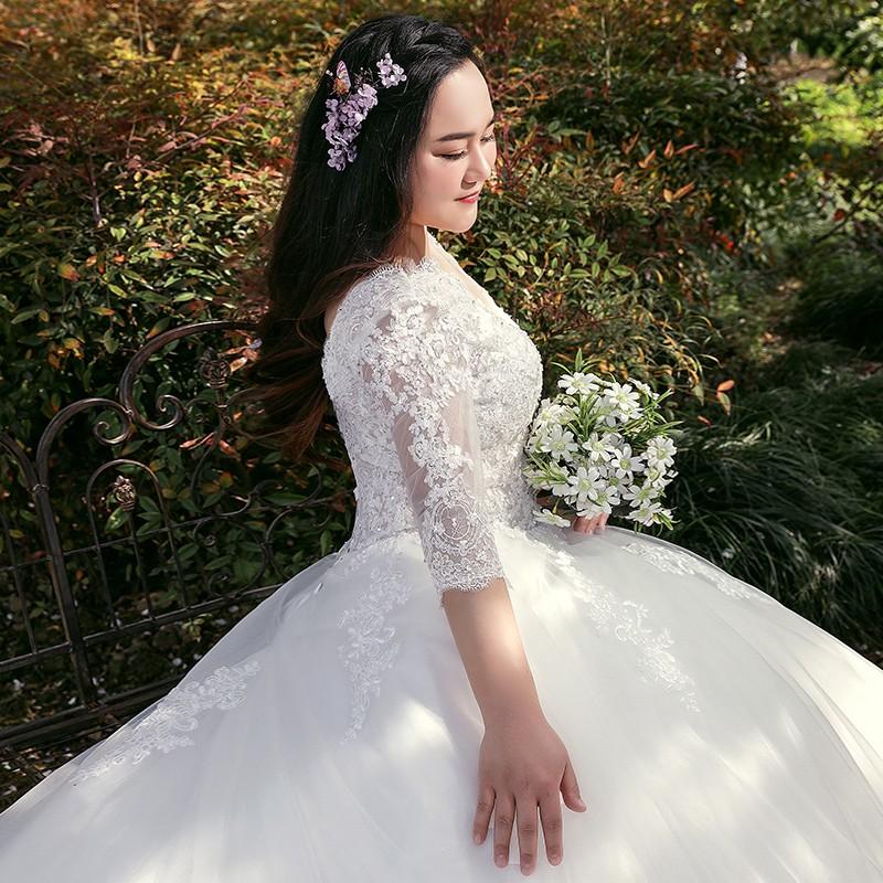 マタニティドレス 花嫁 ロングドレス 結婚式 ウエディングドレス 安い ウェディングドレス 二次会 エンパイア お呼ばれ ブライダル 大きいサイズの画像