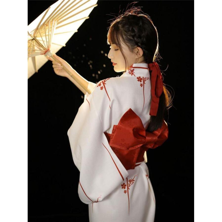 浴衣 神明少女 レディース ゆかた 浴衣 帯 白 花柄 大人 可愛い 着物 和服 和装 簡単 洗える 和柄 古典柄 お祭り 夏祭り 花火大会 レトロ かわいい 格安 お洒落 Ykt1 ミットスウィーティー 通販 Yahoo ショッピング