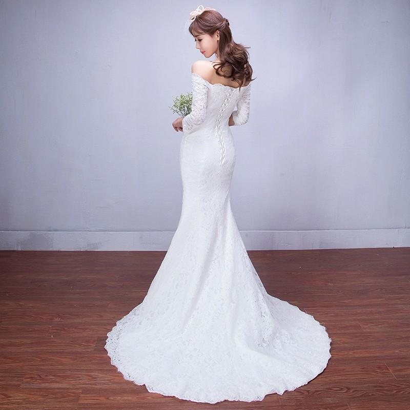 ウェディングドレス 結婚式 マーメイドライン 長袖 花嫁 ウエディングドレス 安い ロングドレス マーメイドドレス 二次会 ブライダル 披露宴 白 大きいサイズ Ywhs115 ミットスウィーティー 通販 Yahoo ショッピング