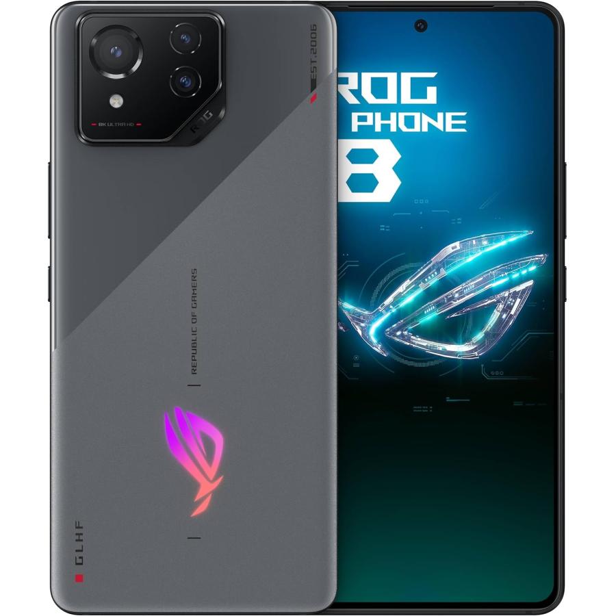 ※①ASUS ROG Phone 8 AI2401 16GB/256GB ROG Phone Asus 8 AI2401 Dual Sim 12GB RAM 256GB 5G グレー 中国版